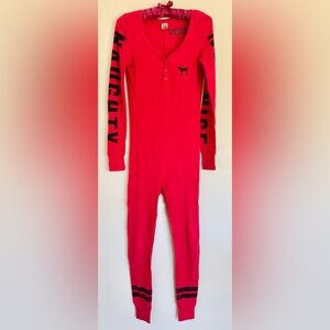 Victoria's Secret Pink Red Onesie
